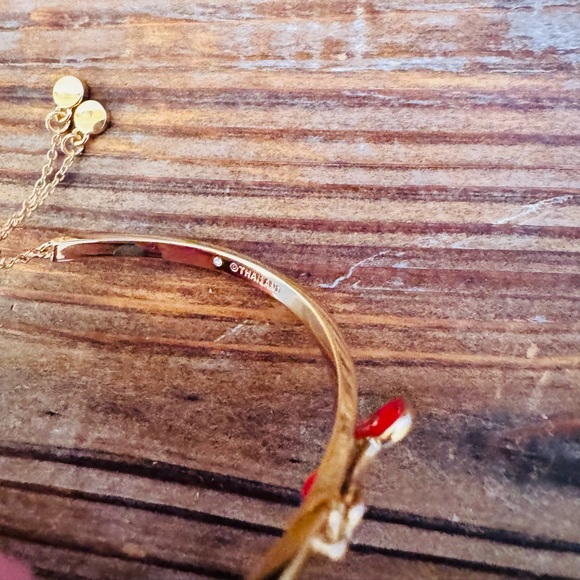 COACH slider cherry bangle bracelet New - Picture 9 of 14